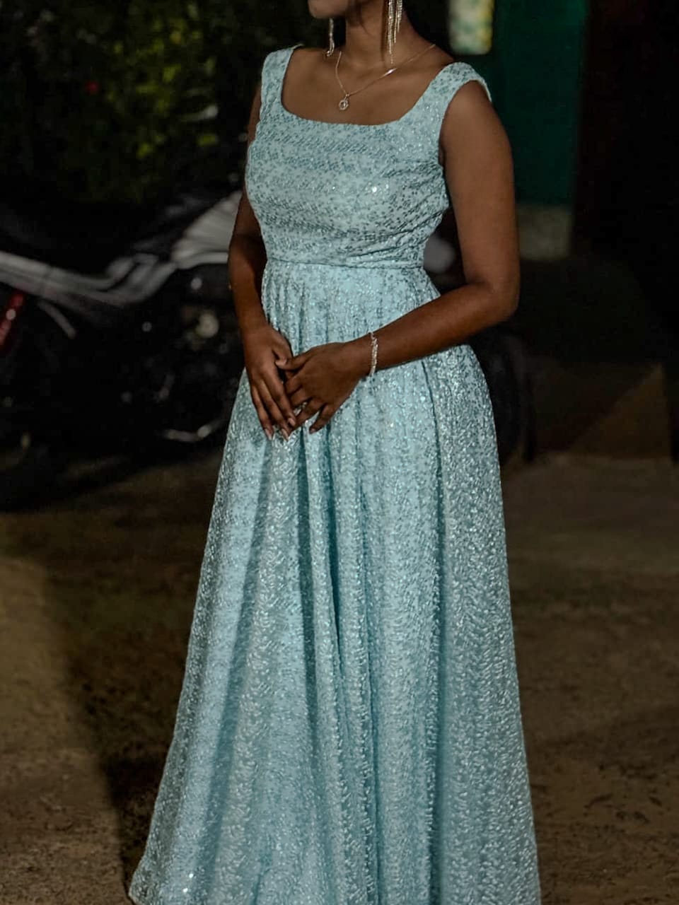 Cutout Back Designer Blouse - Design 2